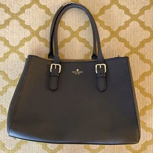 Black Kate Spade tote bag